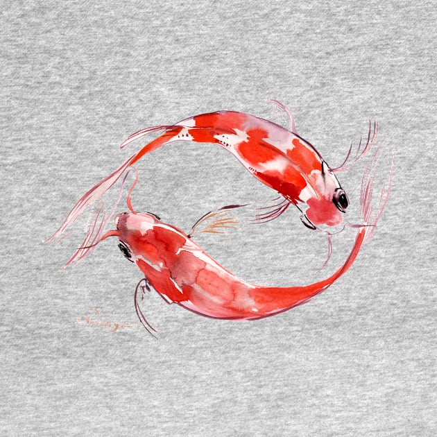 Yin and Yang Feng Shui Koi by surenart